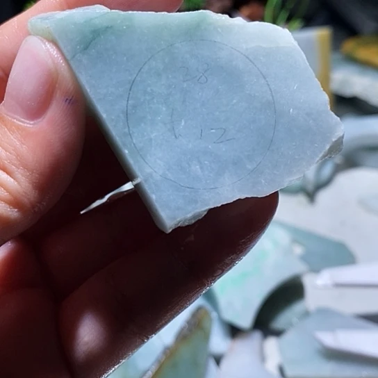 翡翠散珠边角料138