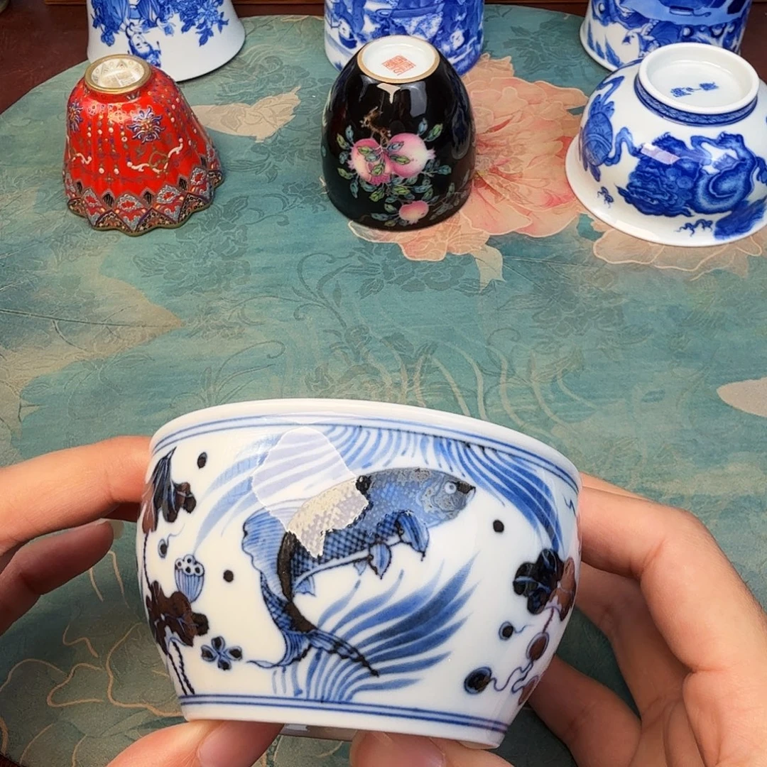 未***夏陶现代景德镇全手工全手绘陶瓷