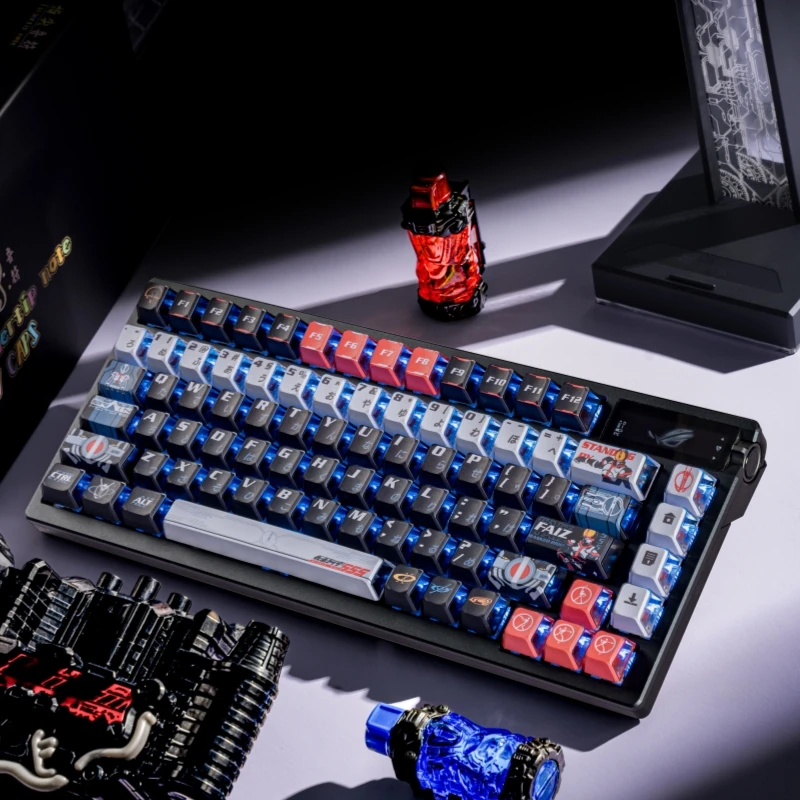 《FAIZ》假面骑士主题原厂三面透光键帽魔导士rog夜魔RAINY75雨