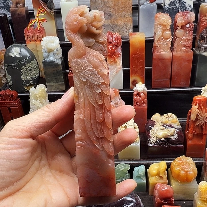 印石寿山石寿山石手工雕刻