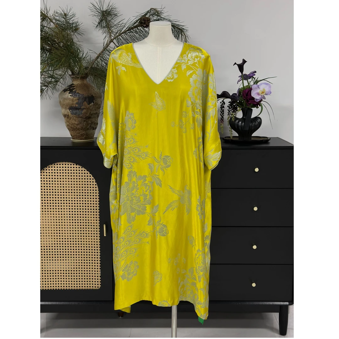 法式V领慵懒风轻熟风连衣裙老软段设计师款（NO退！NO换）