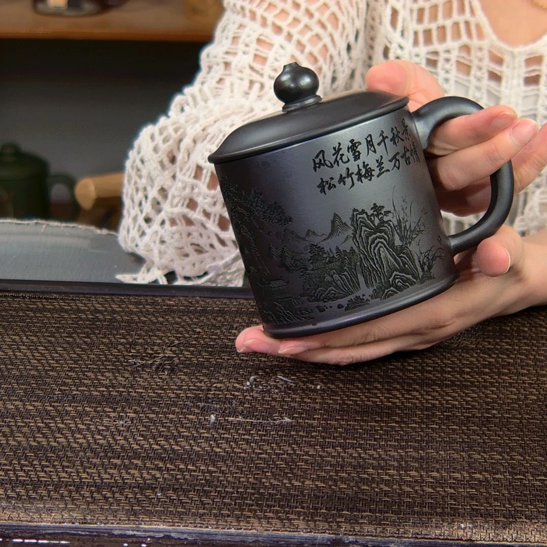 茶杯紫砂高货放漏