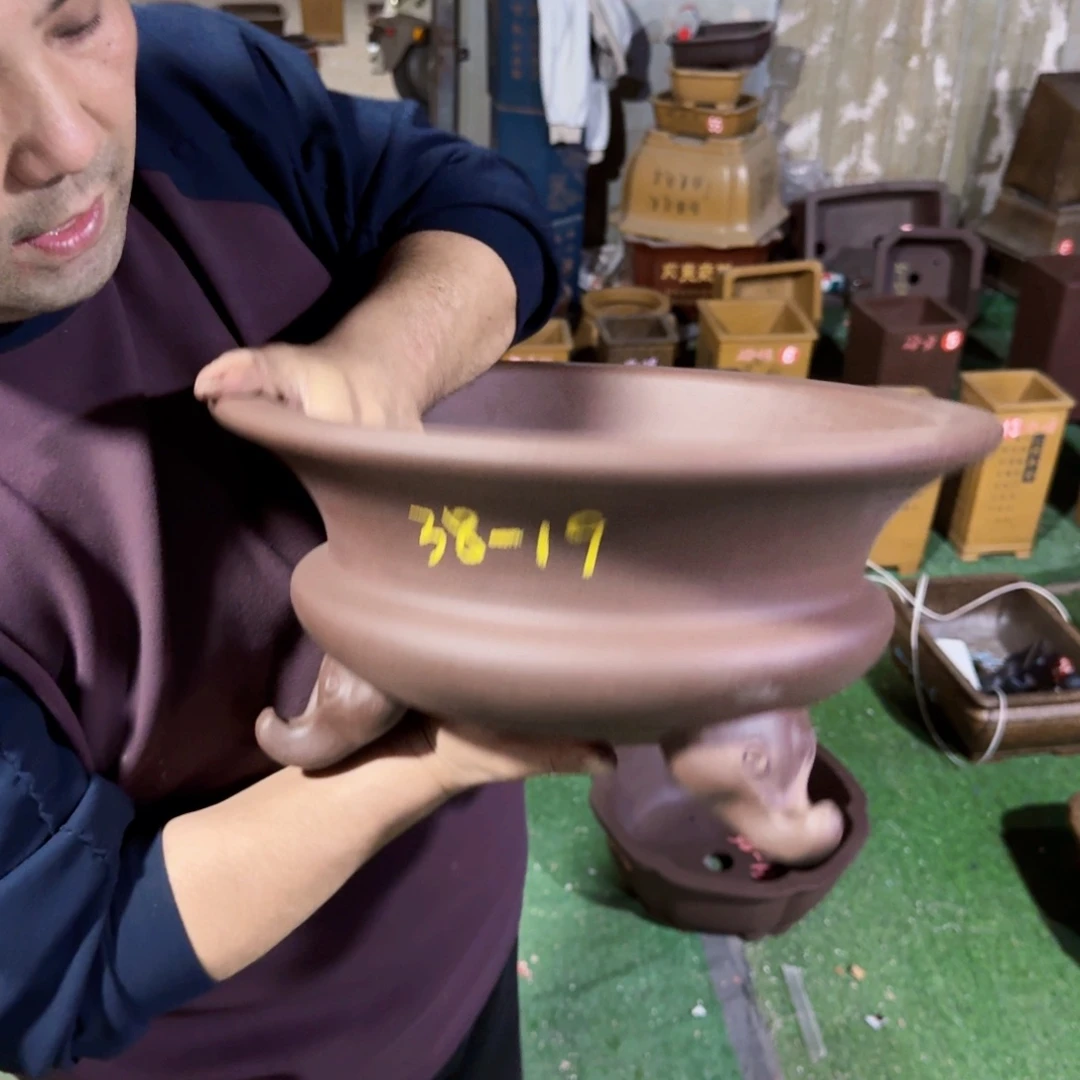 紫砂花盆紫砂花盆