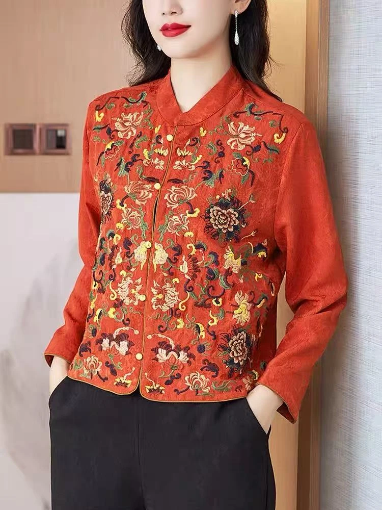 034中国风重工刺绣短款外套