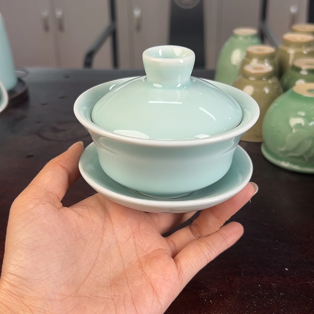 云间青瓷龙泉小米茶器