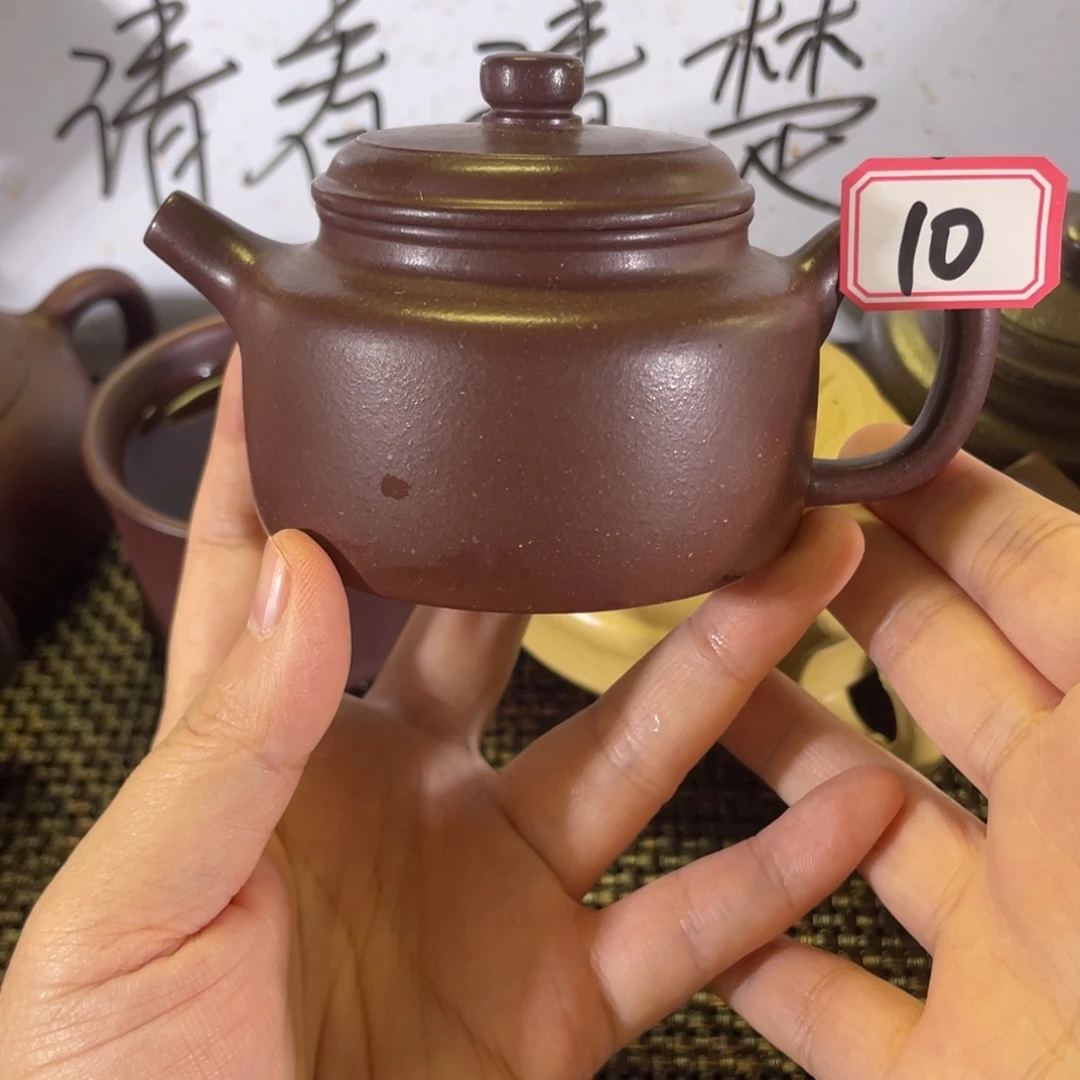 七***～茶壶紫砂德钟微瑕