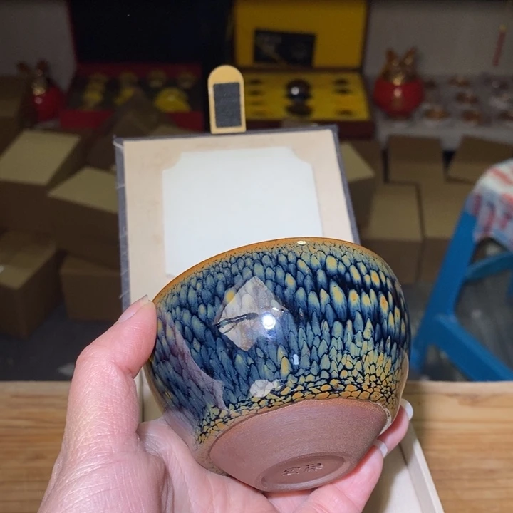 茶盏全品带礼盒，建盏主人杯