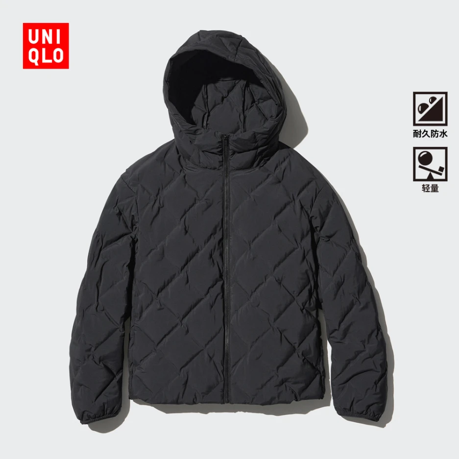 优衣库女装PUFFTECH空气棉服连帽外套 469871