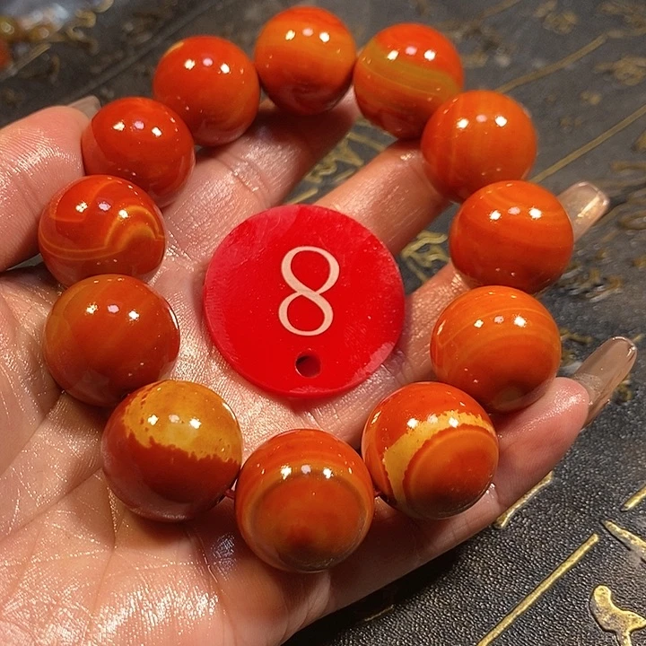 玛瑙/玉髓手链未镶嵌习***风