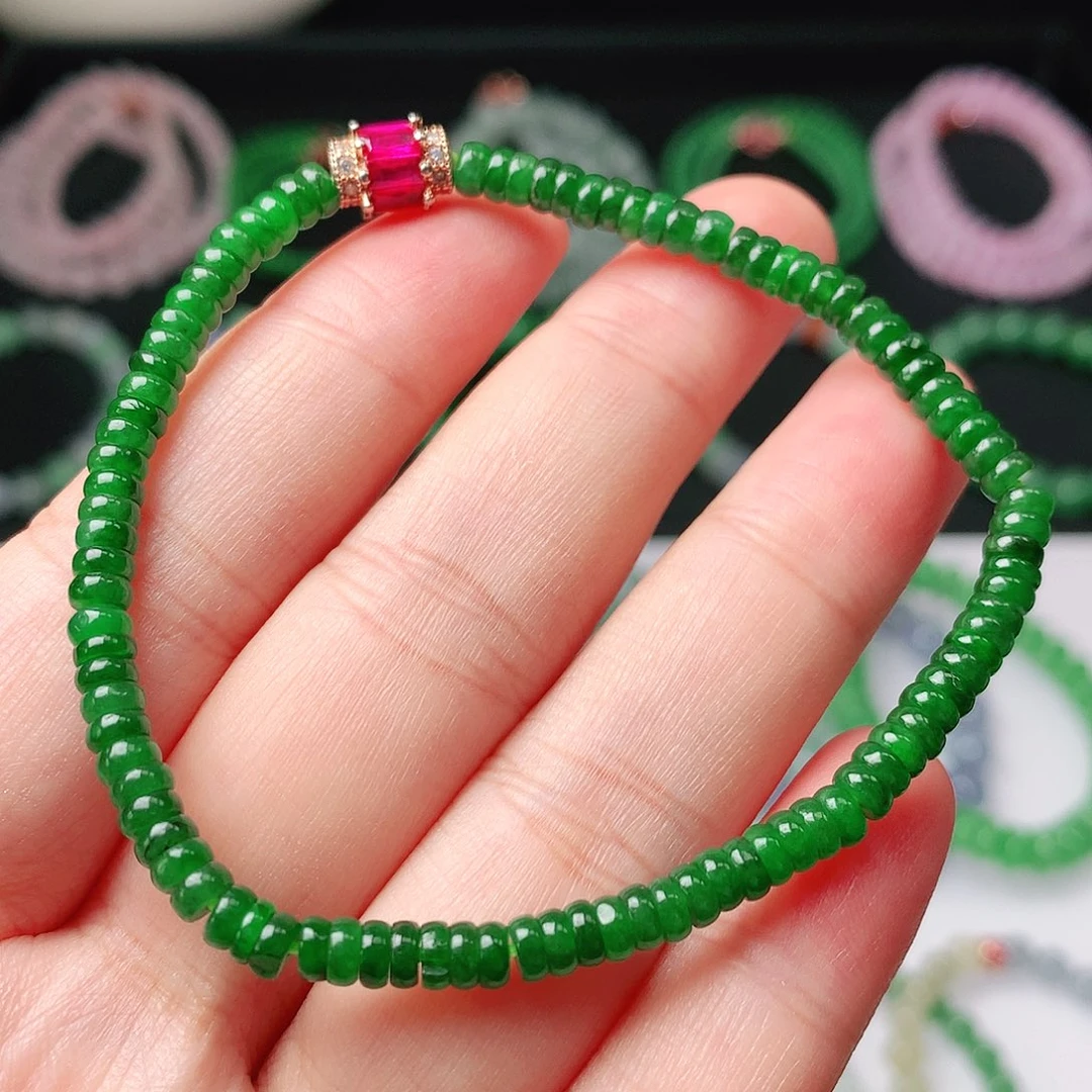 未镶嵌手链翡翠翡翠