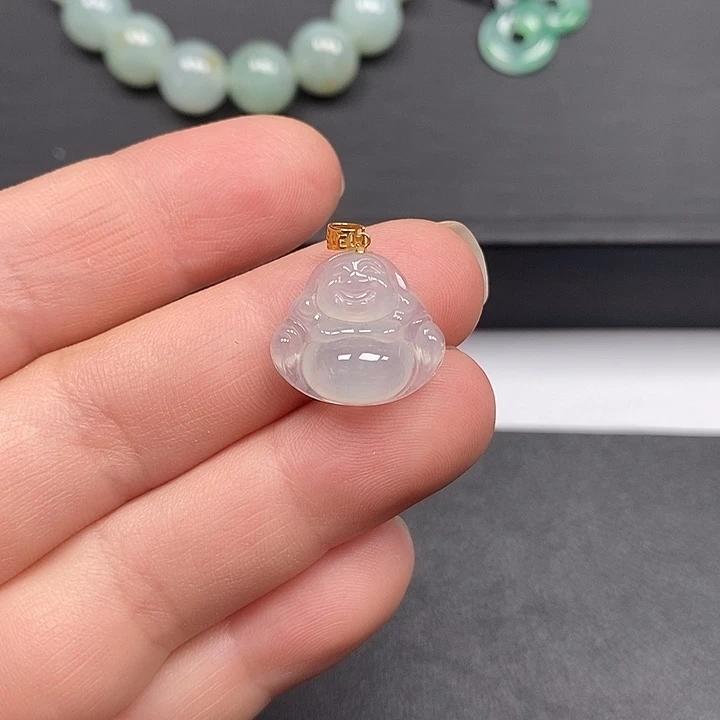 颈饰未镶嵌翡翠佛公