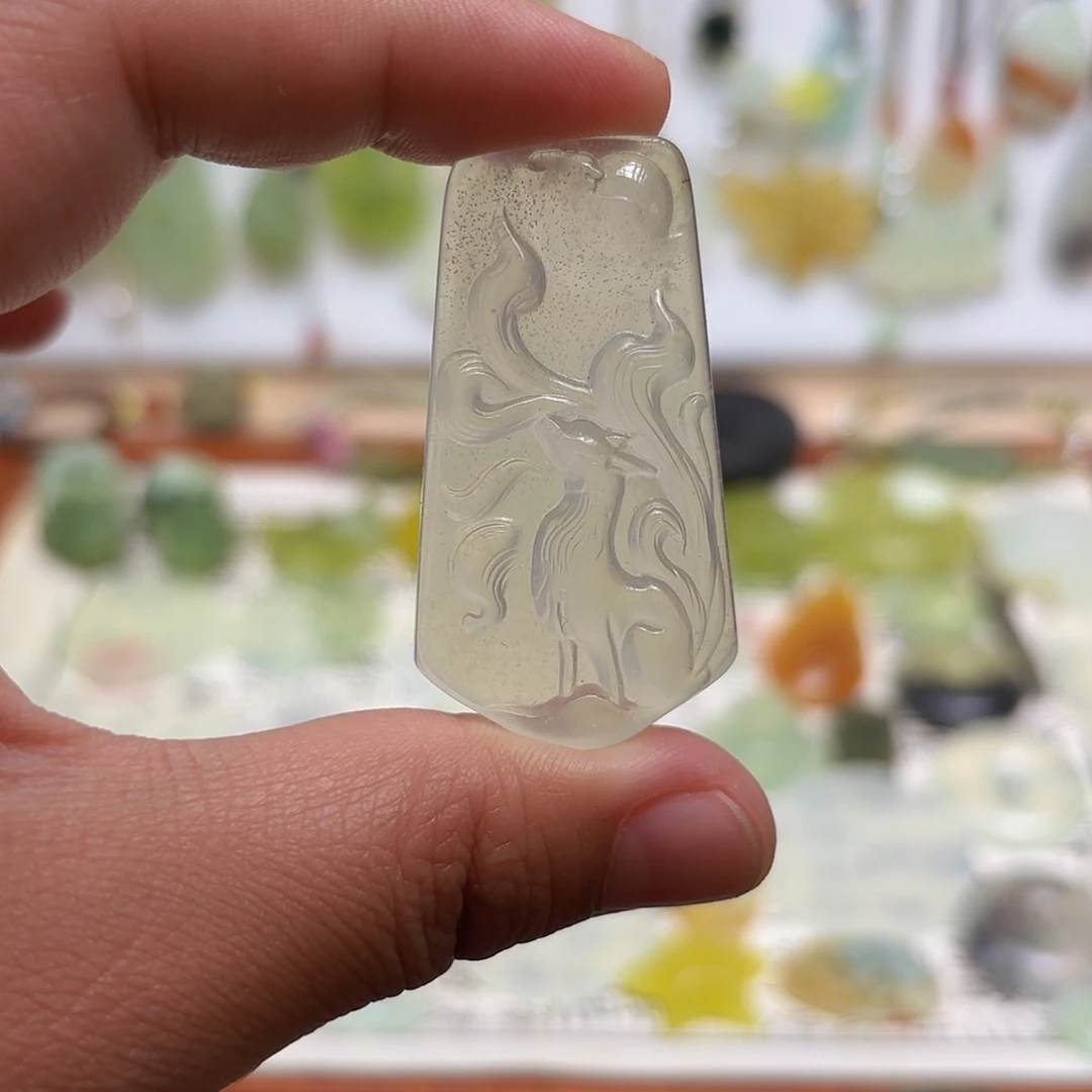 合金蛇纹石玉颈饰