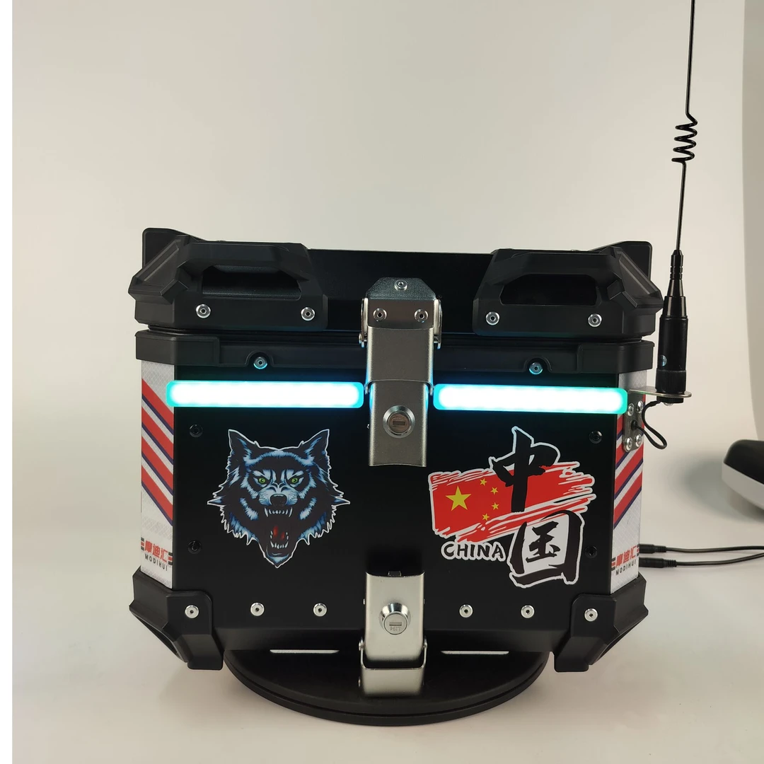 电动车铝合金储物款尾箱音响/防雨/蓝牙连接+U盘播放/电动车音响