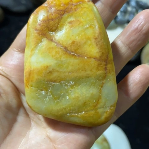 和田玉（糖玉）未镶嵌车挂