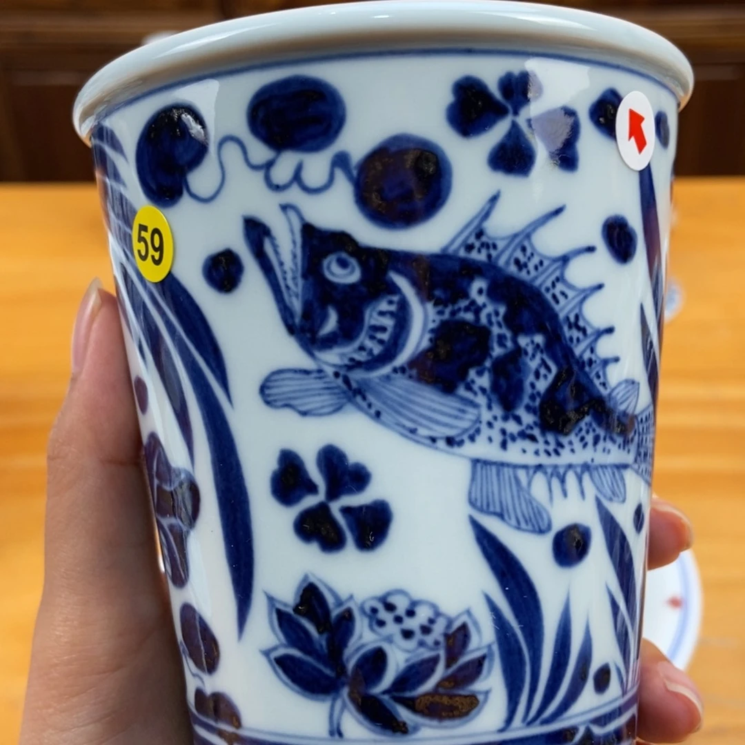 手绘现代茶具非古董