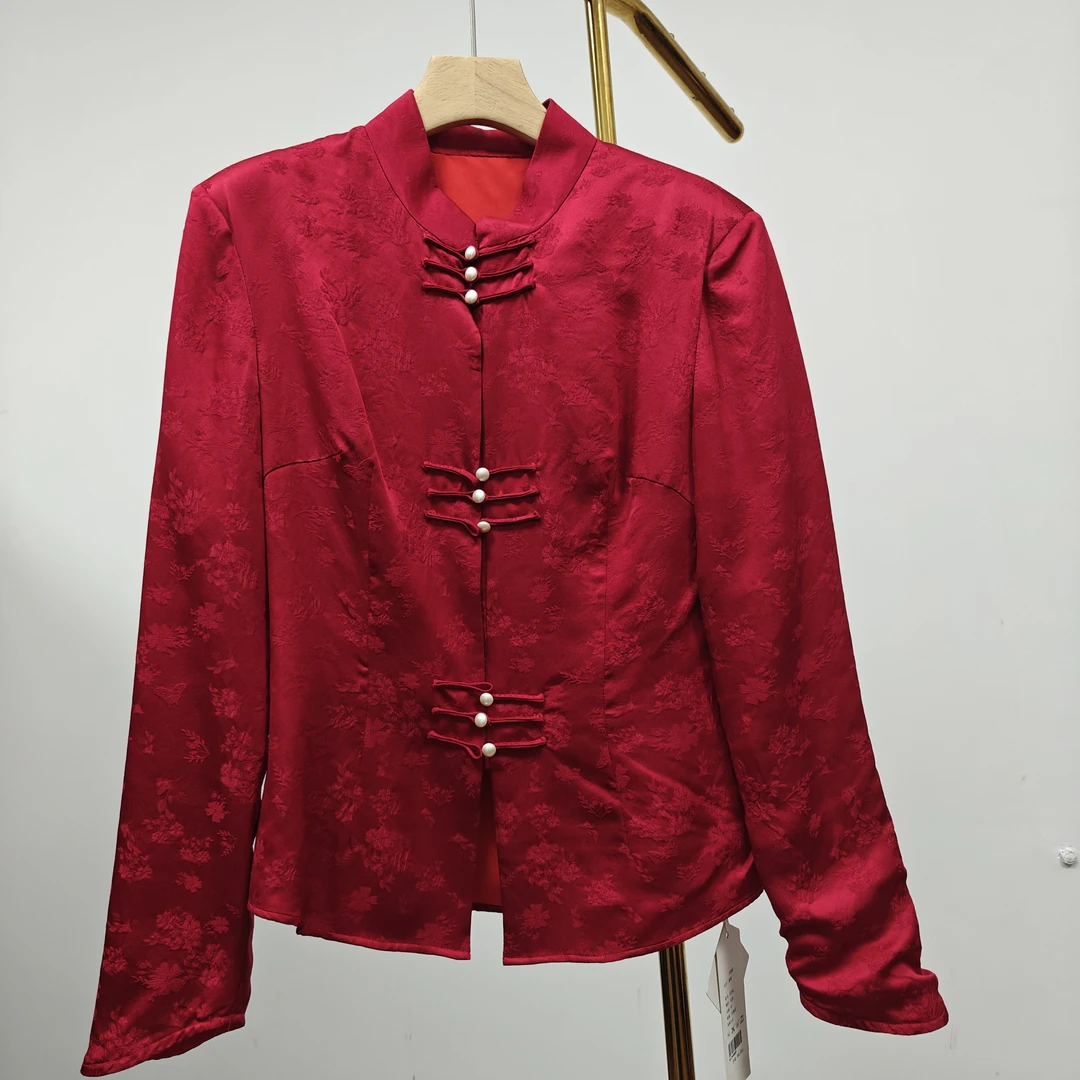 棠梨 国风外套 禅花