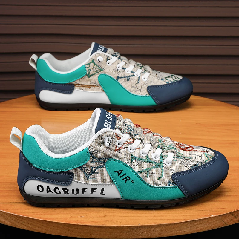 【专柜出品】2025爆款百搭男士休闲鞋不闷脚一脚蹬运动鞋软底透气