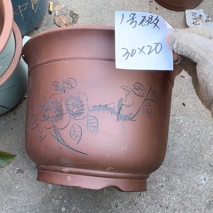 紫砂花盆特价清仓