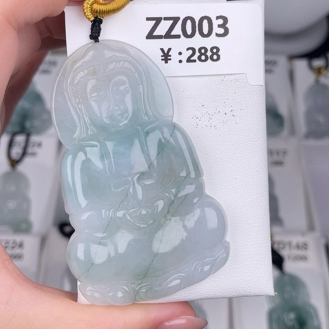 翡翠未镶嵌颈饰zz003