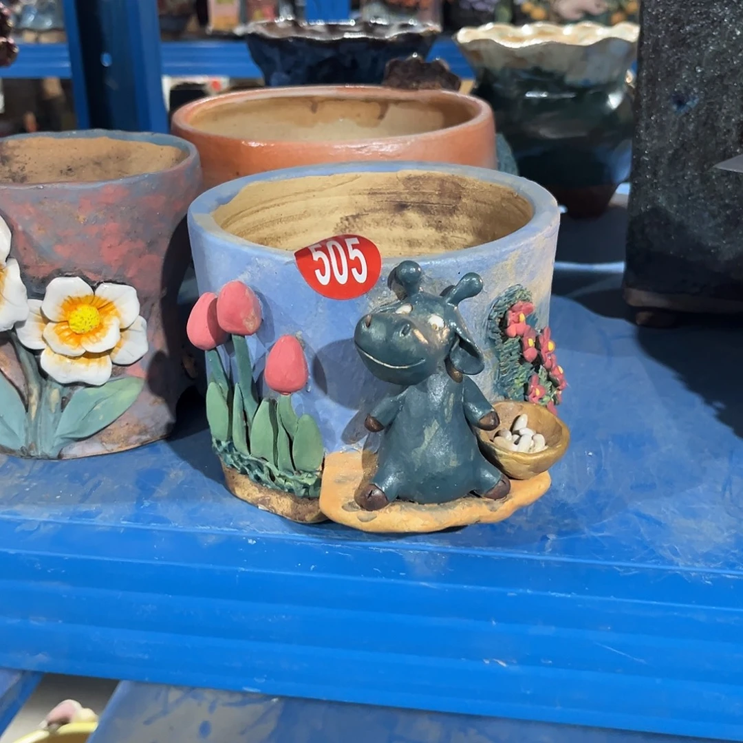 微瑕505 号陶然花器手工花盆