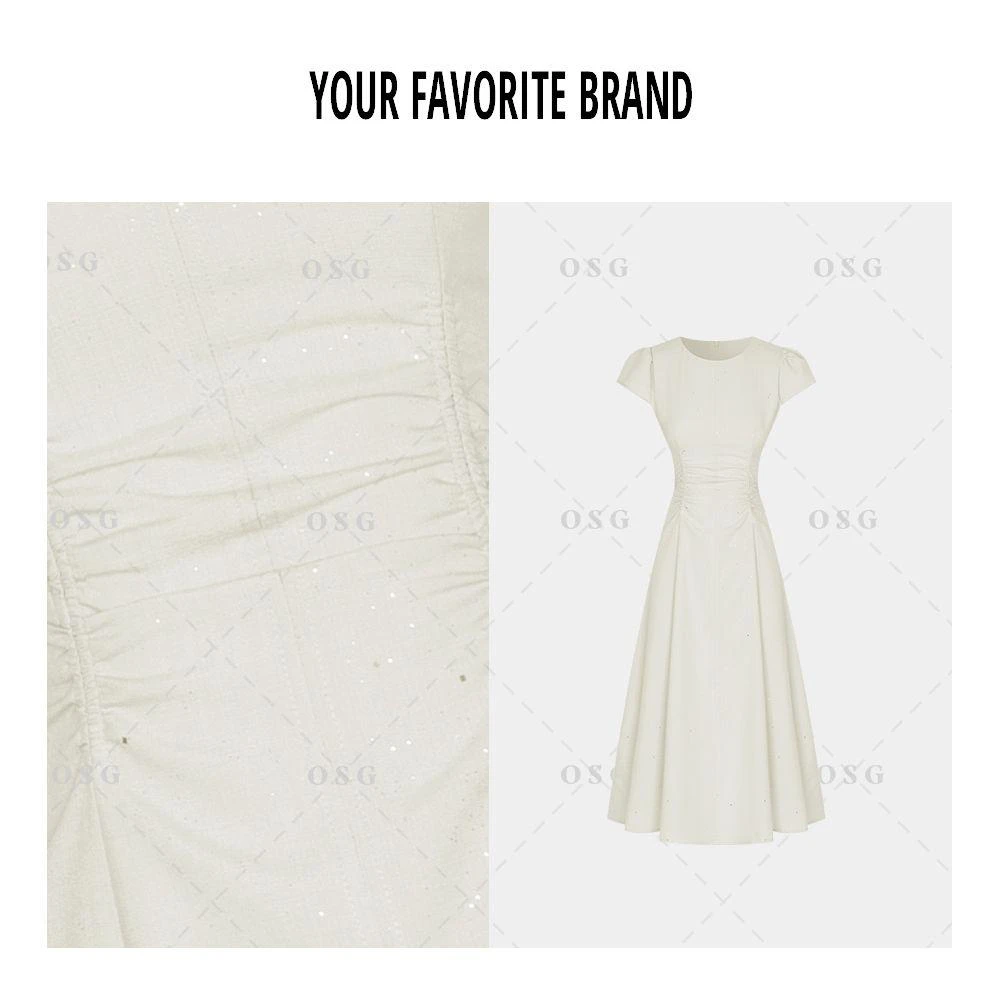 【晨间山茶】新款上新时尚气质显瘦温柔夏季轻奢连衣裙G25243277