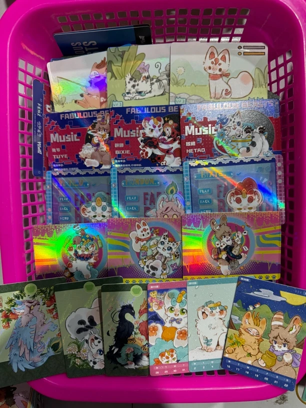 hitcard 有兽焉第二弹毛球音乐狂欢节厚卡 一单40张左右！