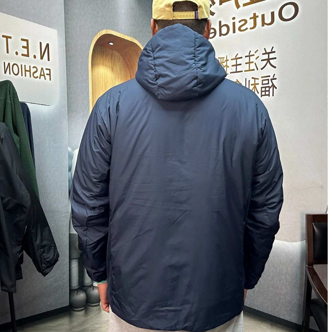 歪/男士连帽户外棉服