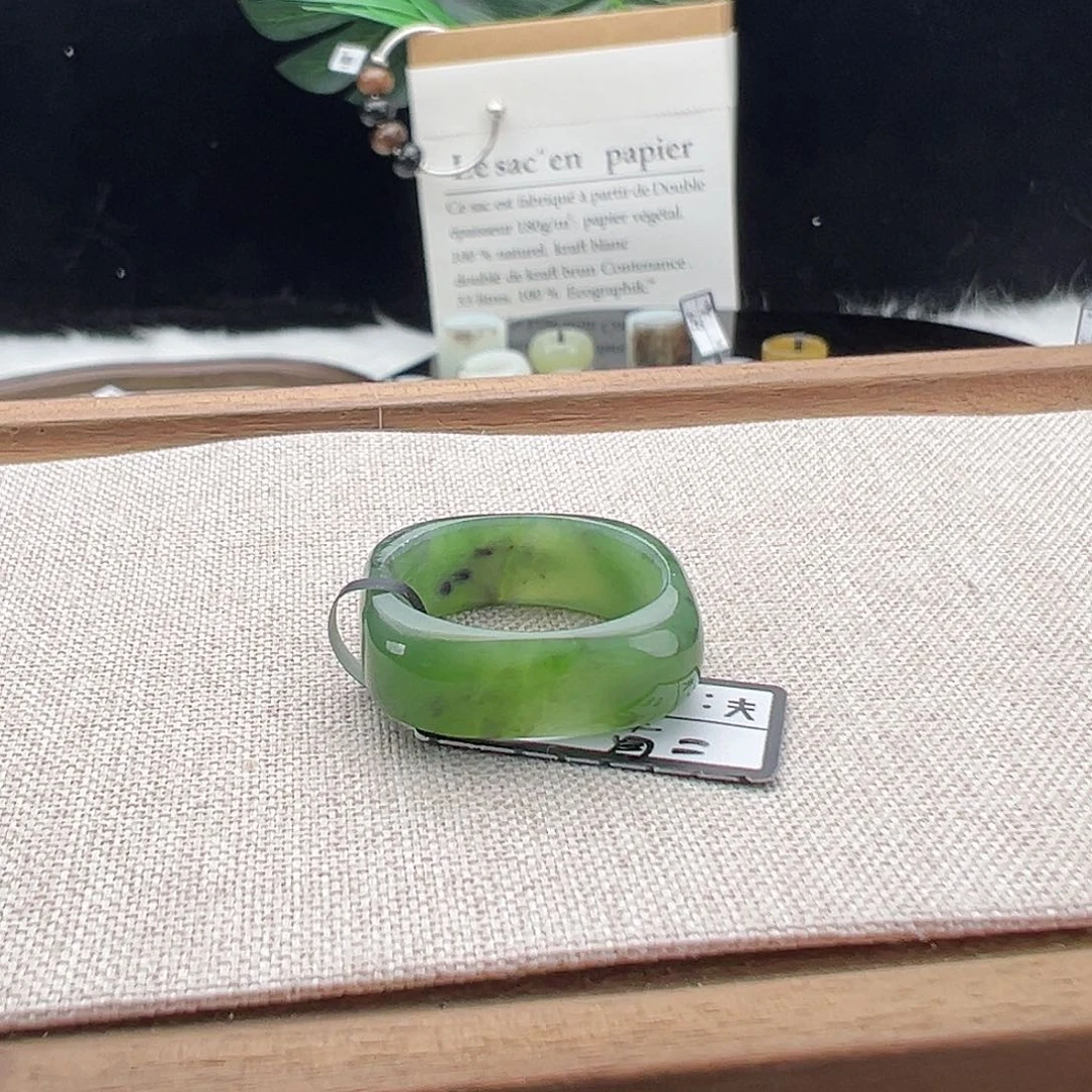 和田玉（糖玉）未镶嵌戒指特价方圆20