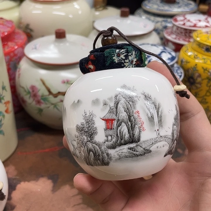 陶瓷罐茶叶罐密封罐储物罐