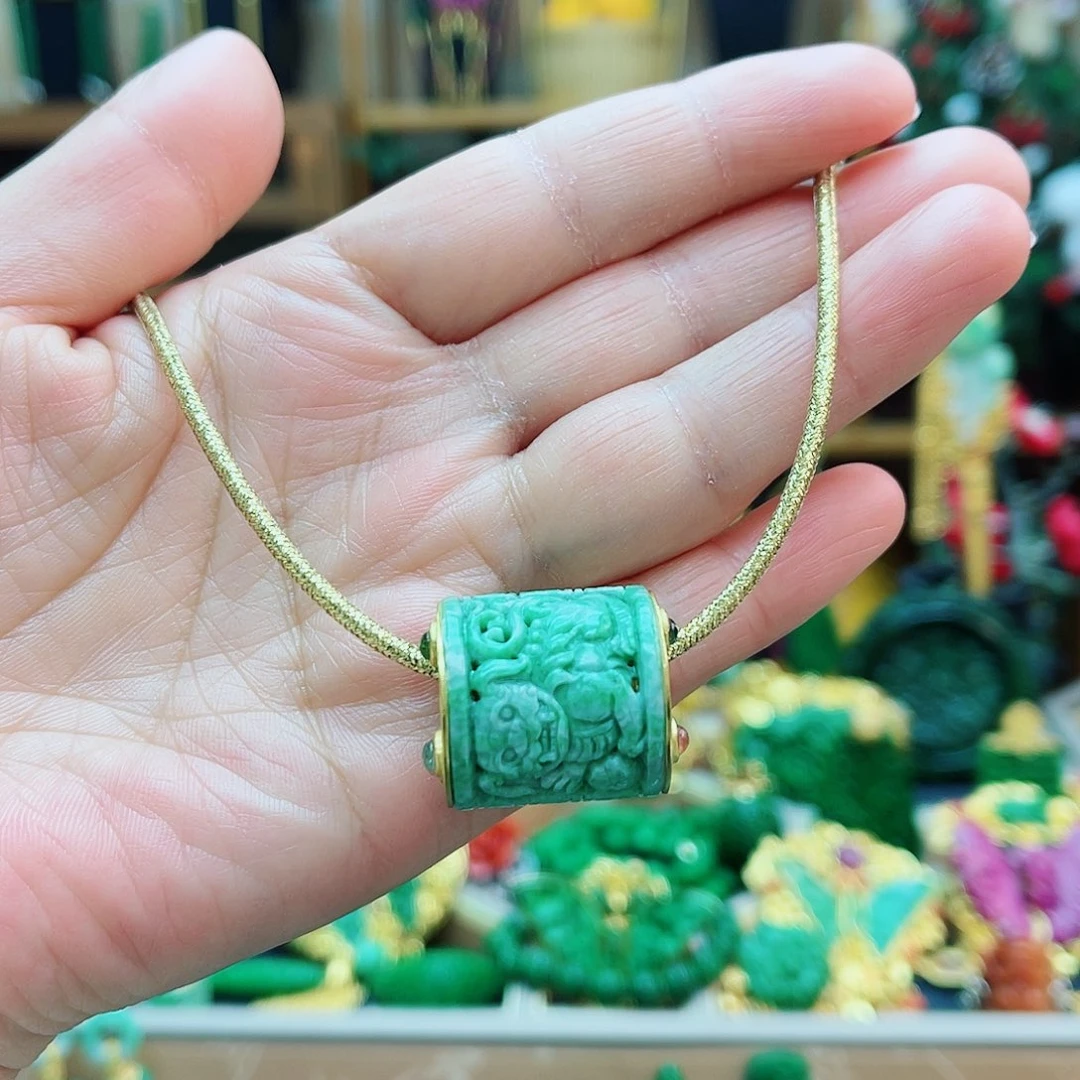 颈饰合金翡翠48小时鉴赏期