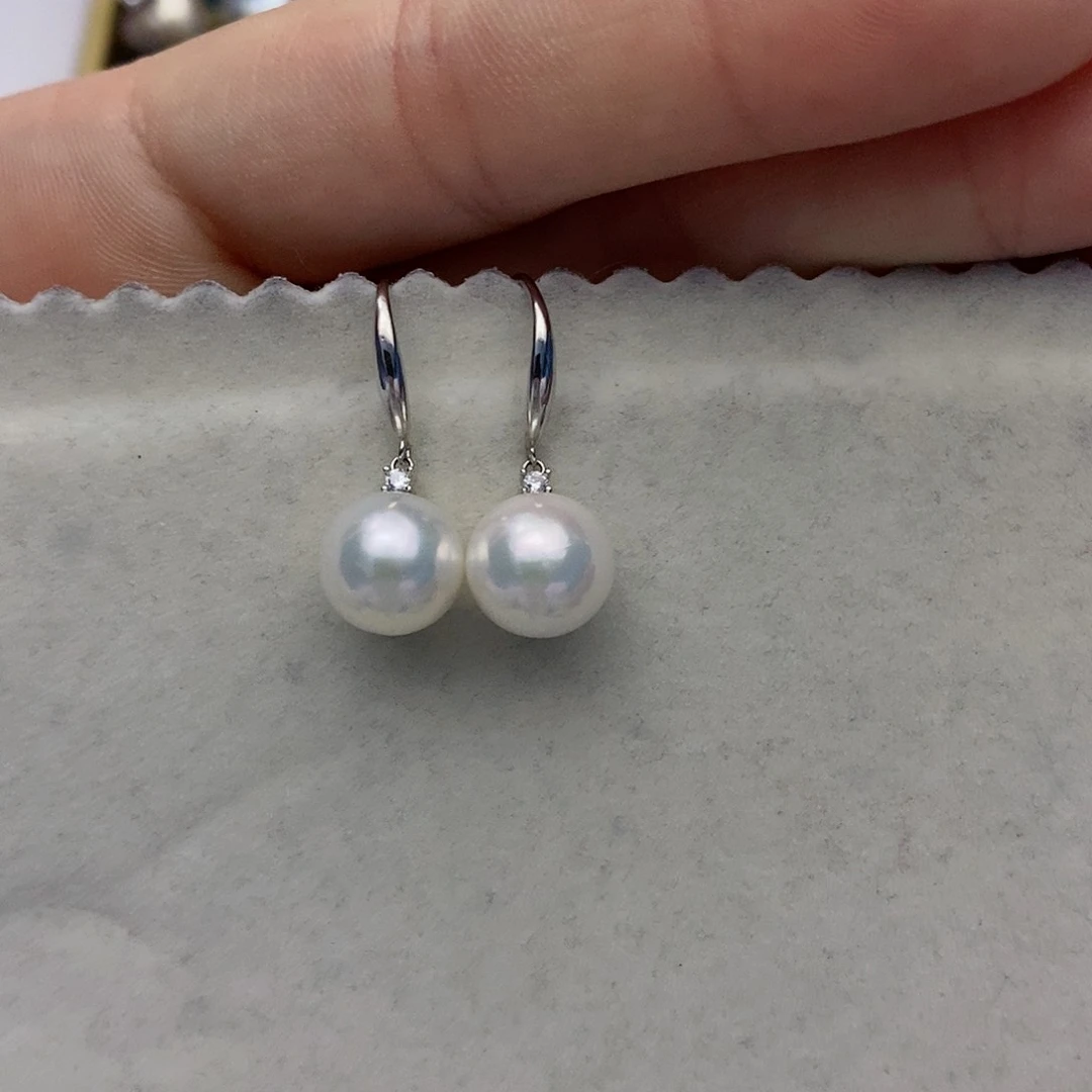 【闪购商品】淡水珍珠耳饰银S925镶嵌66