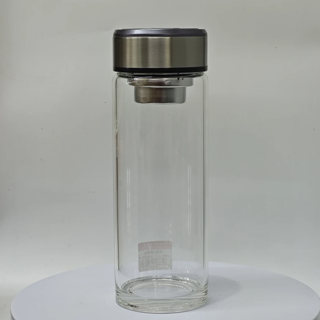 【2025新品】芃莱共赢系列高硼硅玻璃水杯大提环设计直杯加厚便携