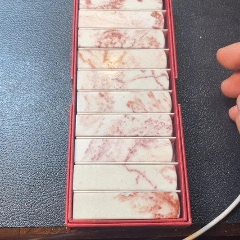 辽宁石印石一***间1.5*6.3素章一组十枚