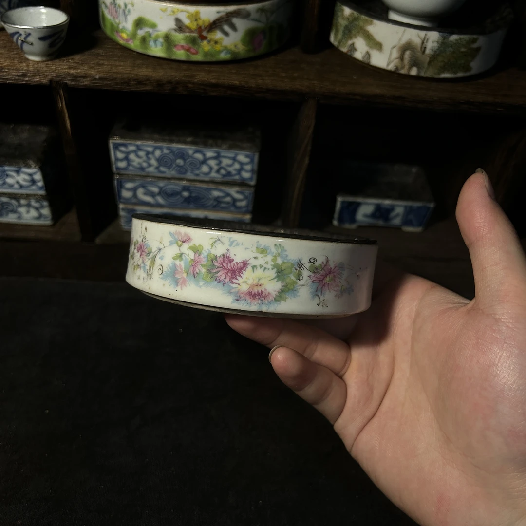 粉彩植物画篇 直径11cm