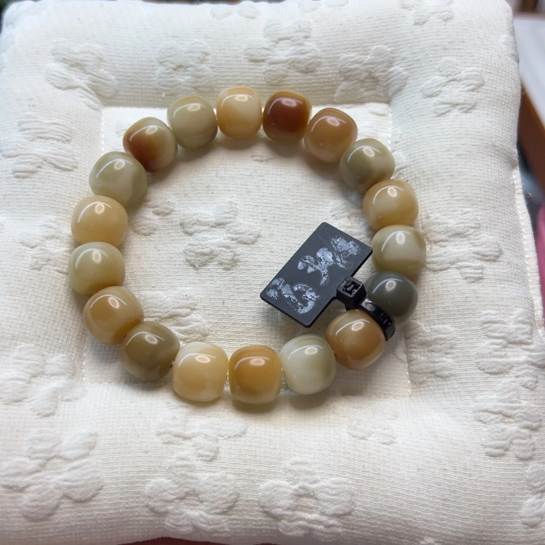 菩提根/象牙果手串卡13桶珠玉化全品