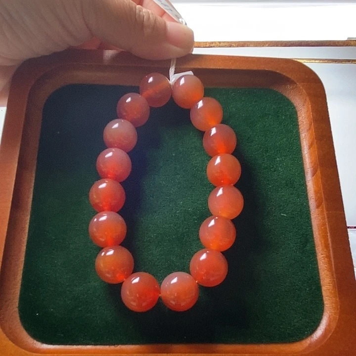 @***荣玛瑙/玉髓未镶嵌手链