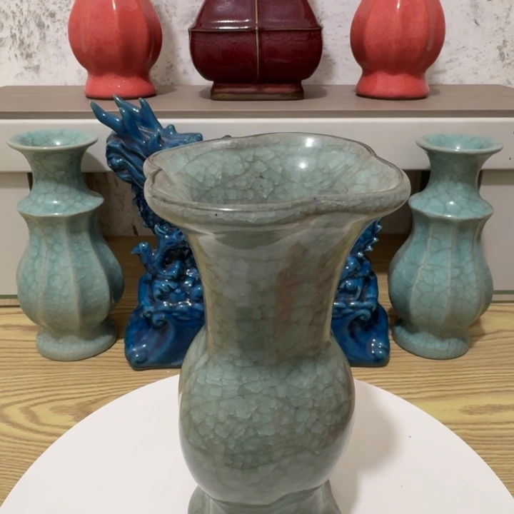 瓷片手工制作陶瓷摆件