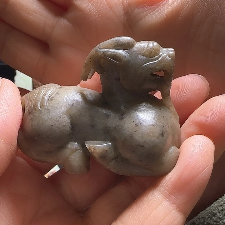 和田玉车挂未镶嵌