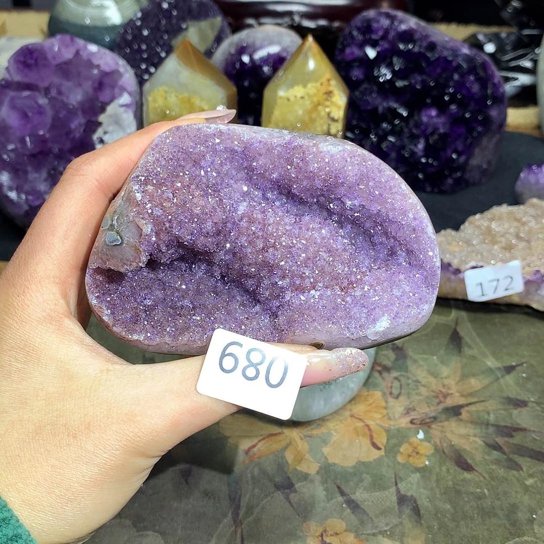 紫晶大型摆件（非配饰）未镶嵌?***?