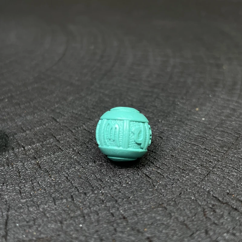 5512手工六字真言12毫米走色料蒙松文玩配饰星月菩提散珠批发