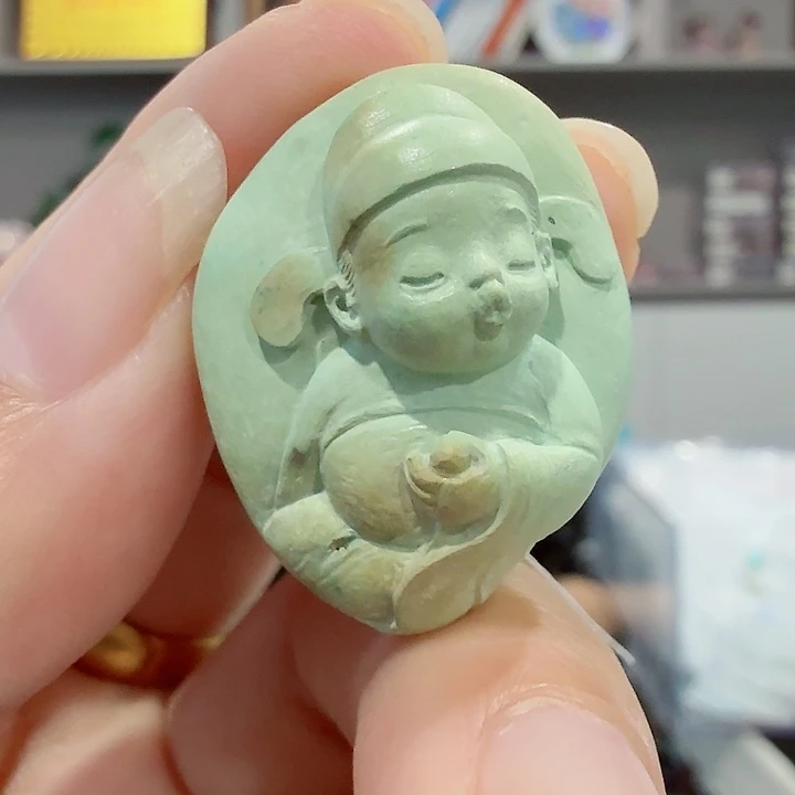 心***福绿松石未镶嵌珠宝奇石