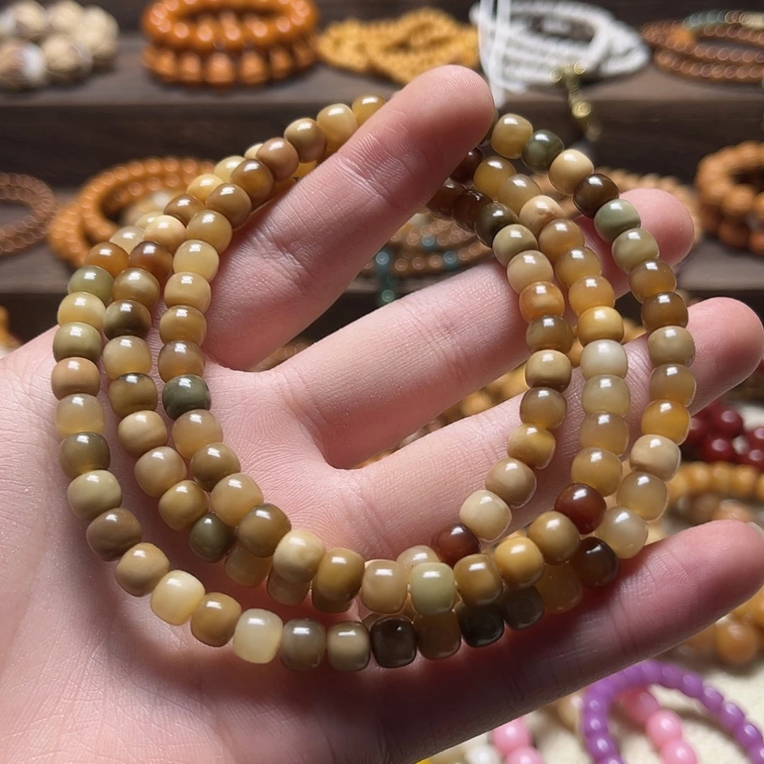 手串龙脊菩提玉化