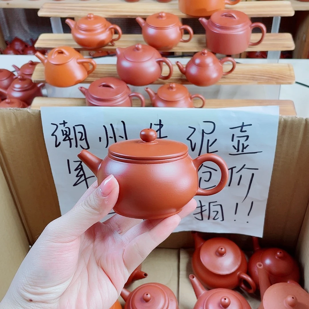 潮州朱泥壶古壶130