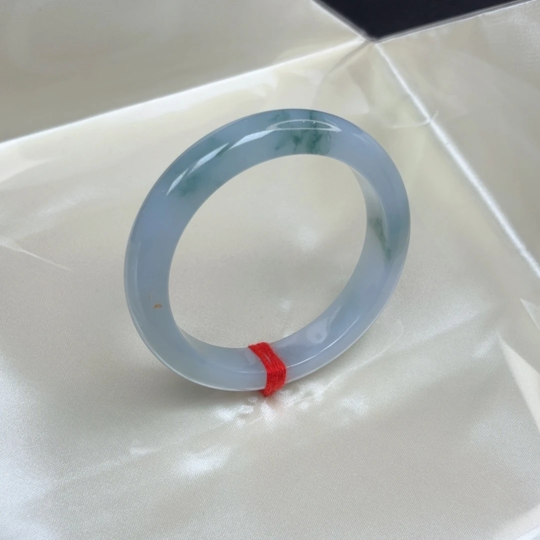 翡翠未镶嵌手镯飘花翡翠手镯