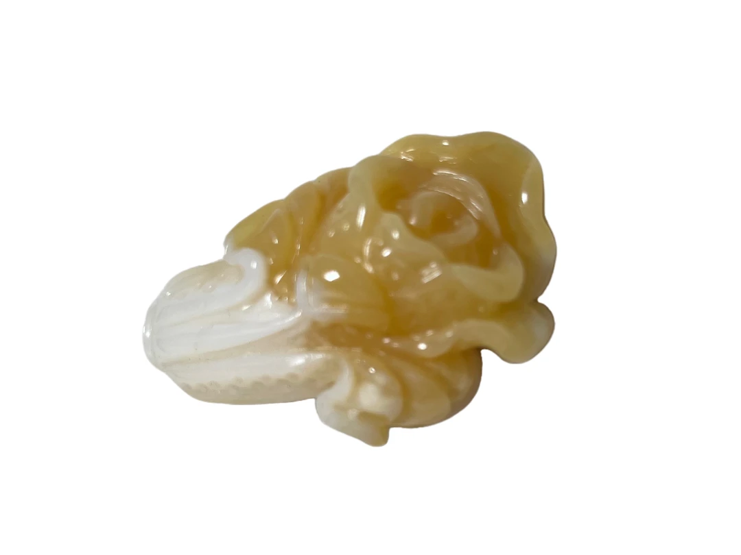 奇石白菜吊坠做工精细高度50毫米海洋饰品手串手链