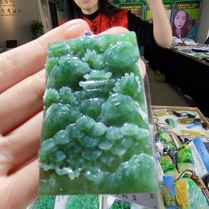 颈饰未镶嵌翡翠翡翠