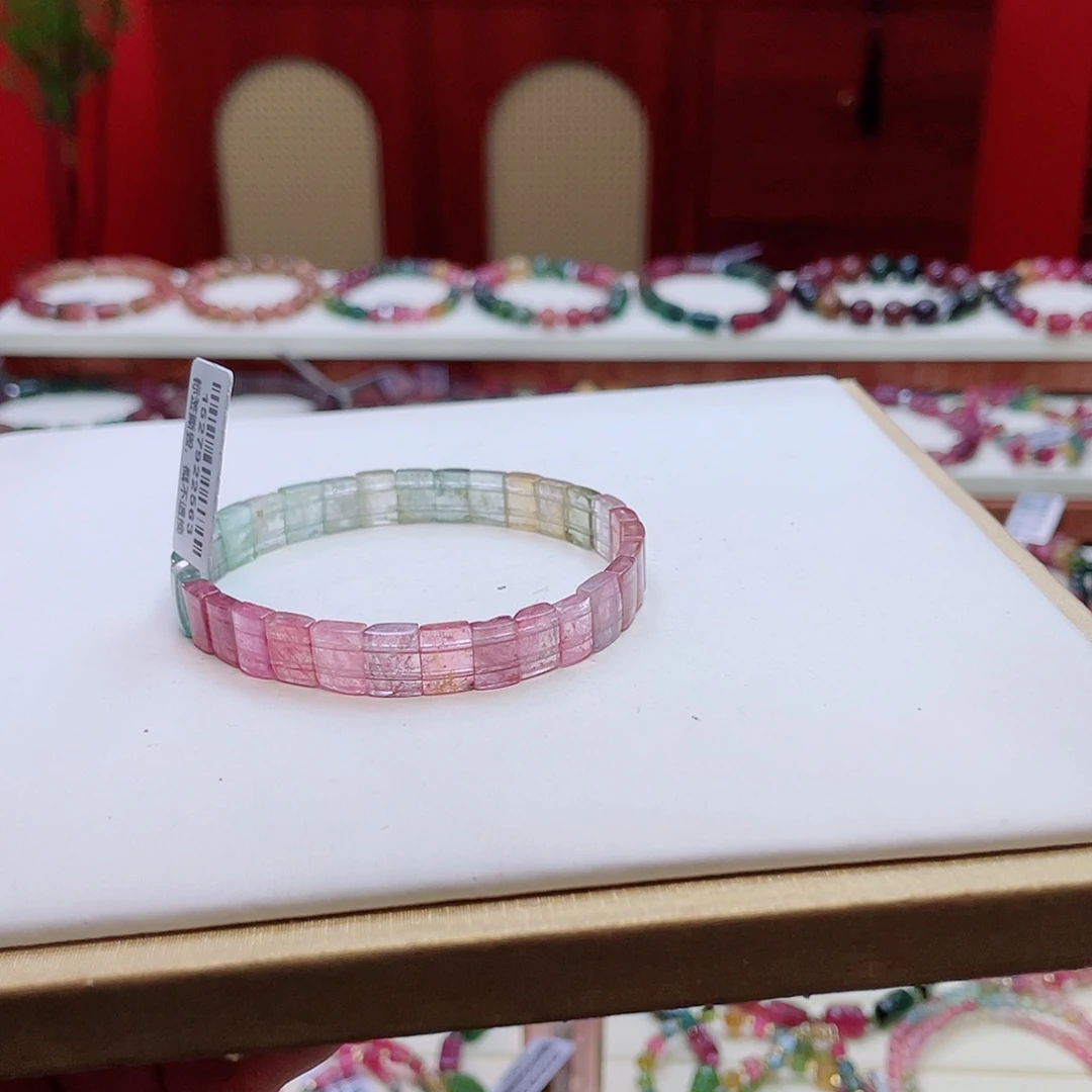 未镶嵌手串碧玺多样性发其一