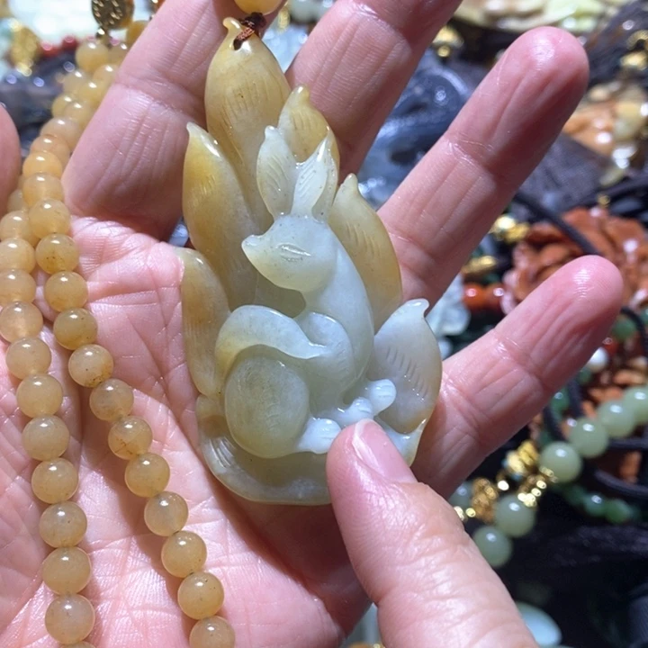 岫玉毛衣链未镶嵌