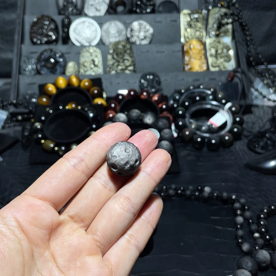 黑曜岩手链未镶嵌神***y