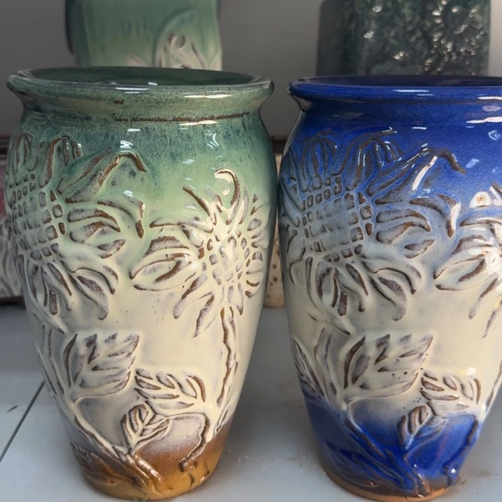 紫砂花盆口15高25，1111222